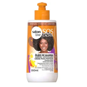 Salon Line Sos Creme Pentear Oleo Manga Tradicional 300ml