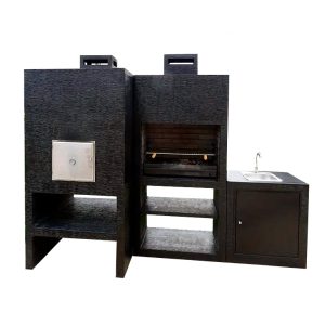 Barbecue Moderno com Forno e Lava-loiças AV100M