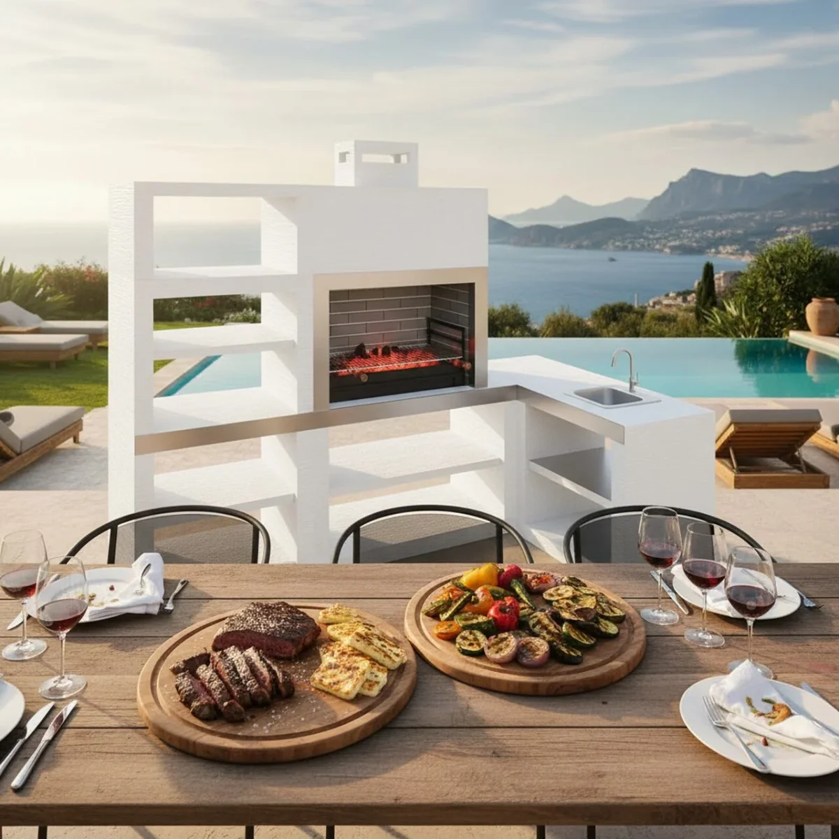 Barbecue Moderne d'angle AV14B - Image 5