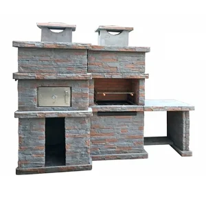 Barbecue em Pedra e Forno a Lenha PR4740F