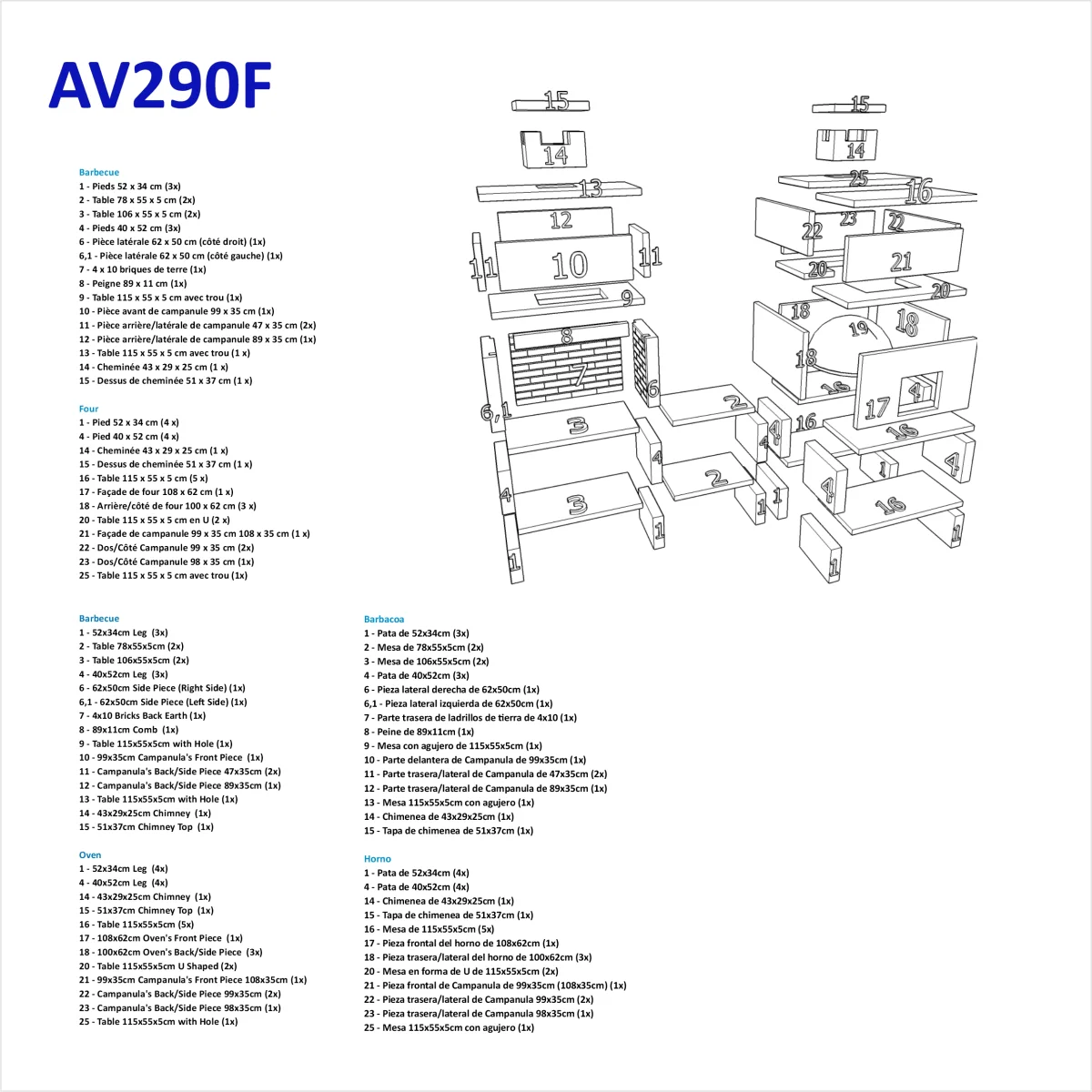 Barbecue e Forno AV290F - Image 9