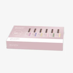 Purple Kit Novos Vernizes Nr.11 6 unid. +Oferta 3 pinceis