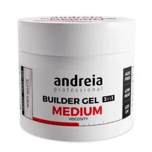 Andreia Professional Builder Gel Medium Soft White 200gr