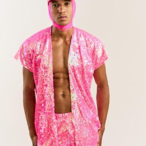 Kimono paetê simples