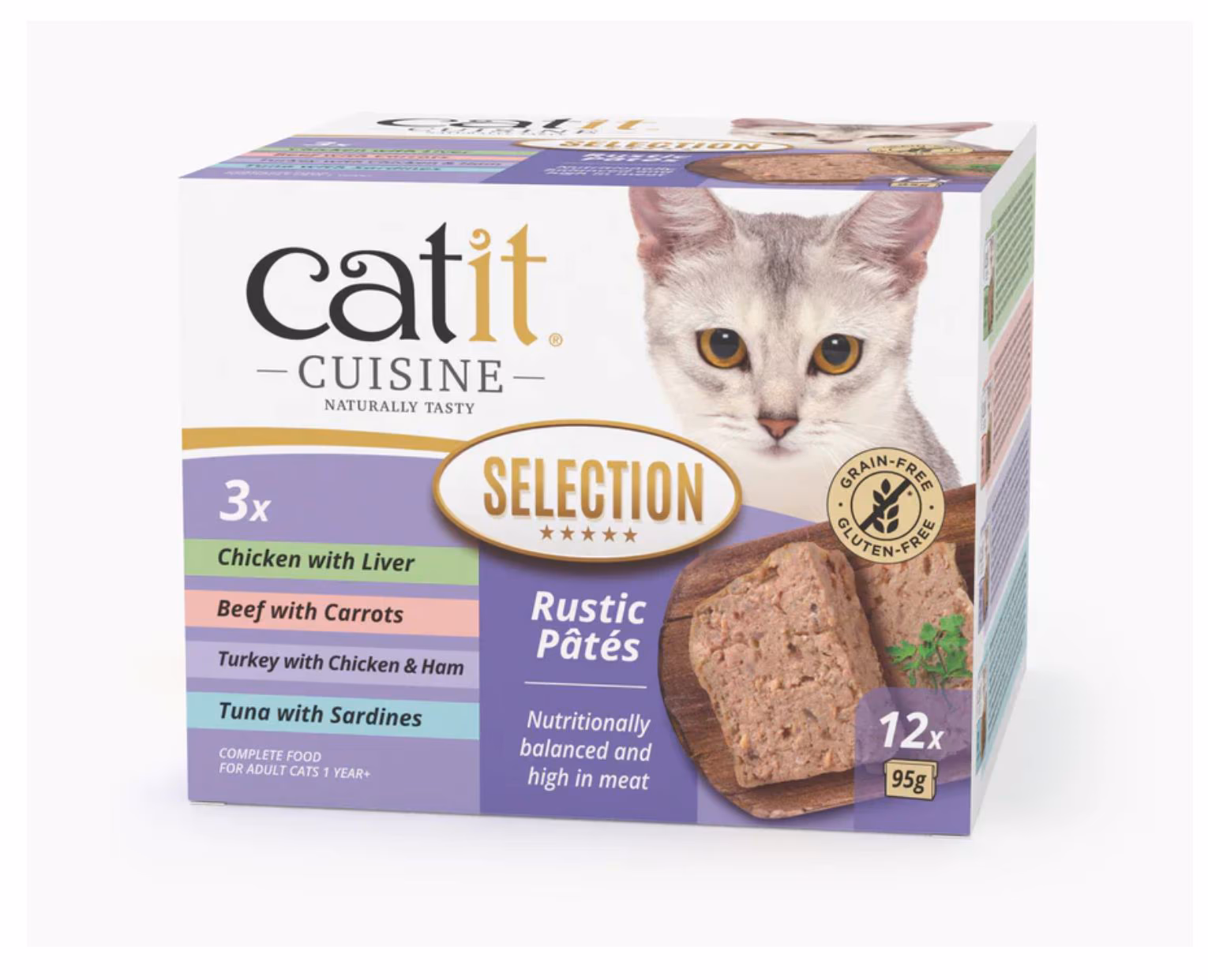Catit Cuisine Selection Rustic Pâtes – Multi pack 12 Pacotes
