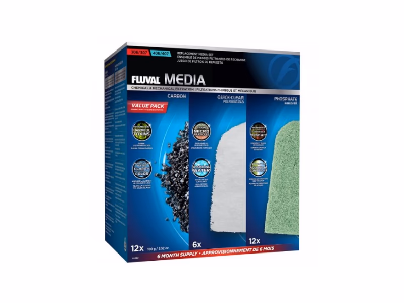 Pack Material Filtrante Fluval 07 – 6 meses