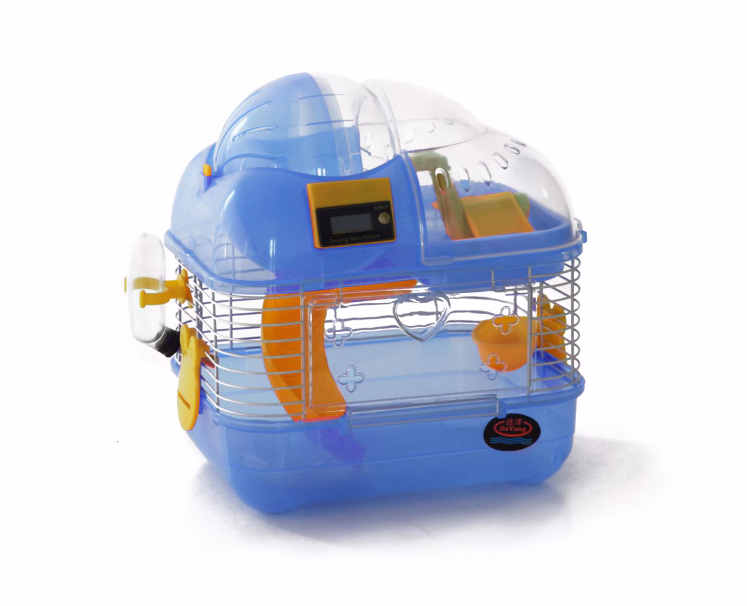 Gaiola para hamsters com contador de voltas