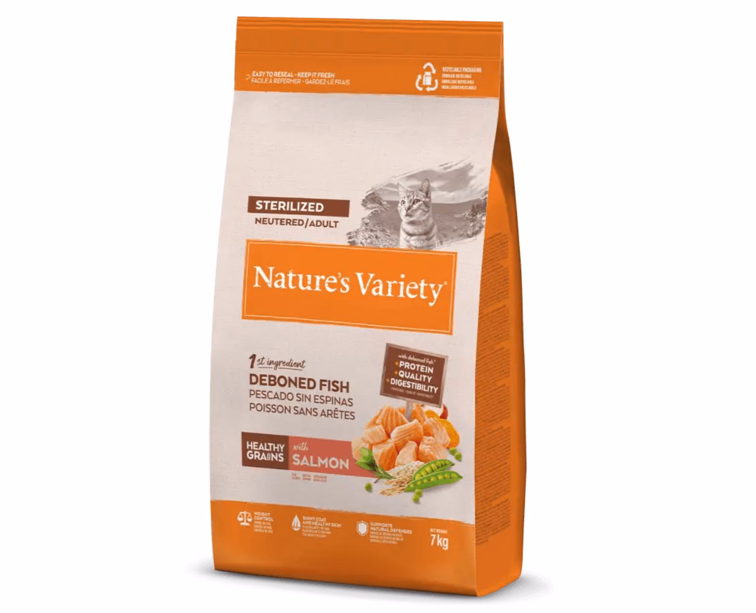 Nature’s Variety Healthy Grains Adult Sterilized Salmão - Image 2