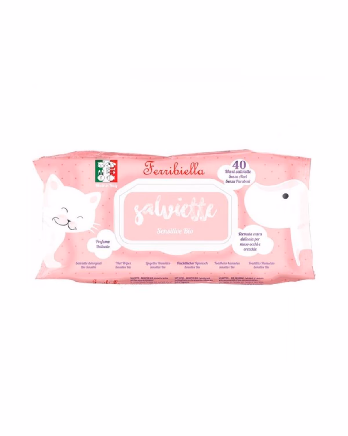 Toalhitas Sensitive Bio Ferribiella