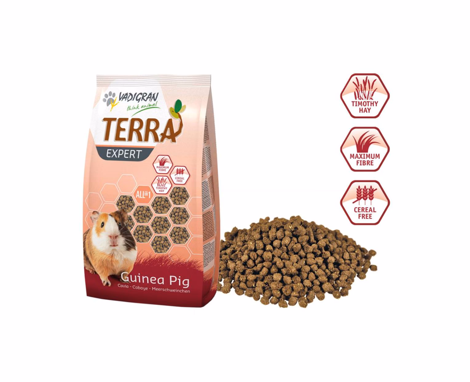 Terra Expert – Alimento Extrusionado para Porquinhos-da-índia