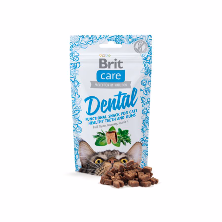 Brit Care Snack Dental Gato 50 gr – Dentes Saudáveis