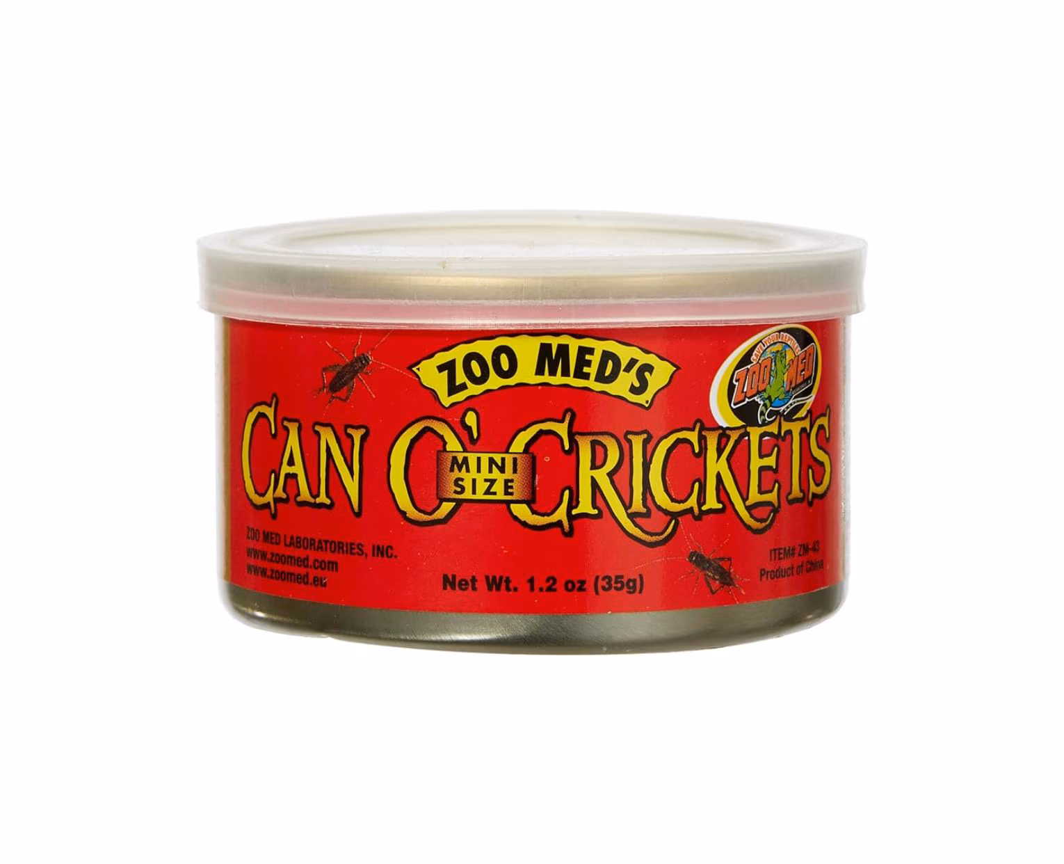 Zoo Med Can O’ Mini Size Crickets 35gr