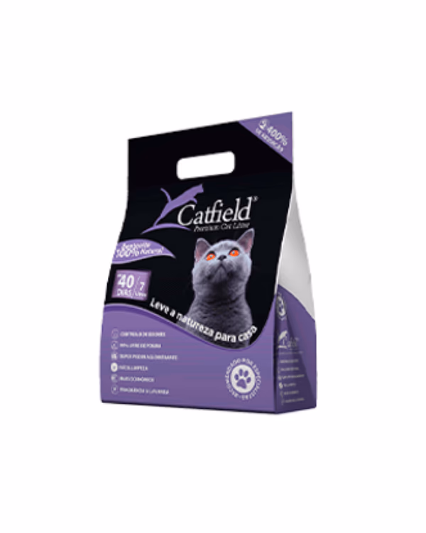 Catfield Super Premium Lavanda Cat Litter 7 Litros