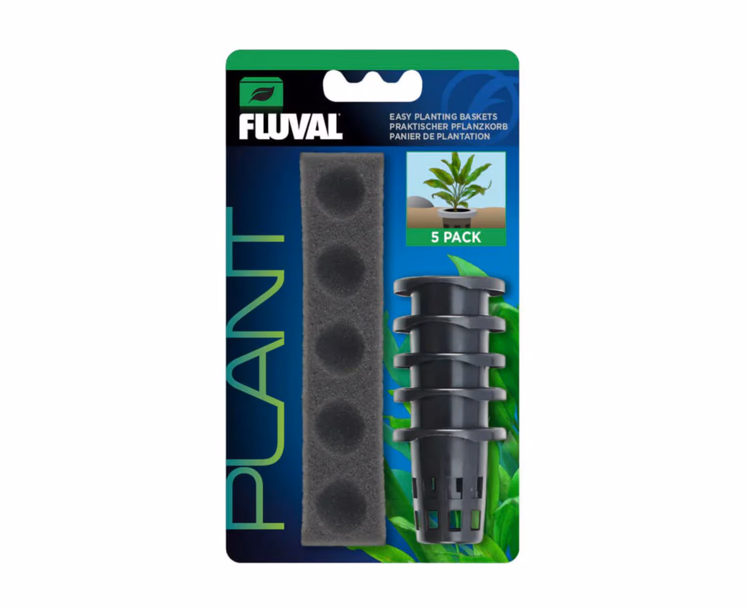 Fluval Cesto de Plantação 5 Unidades – Pack de Cestos para Plantas