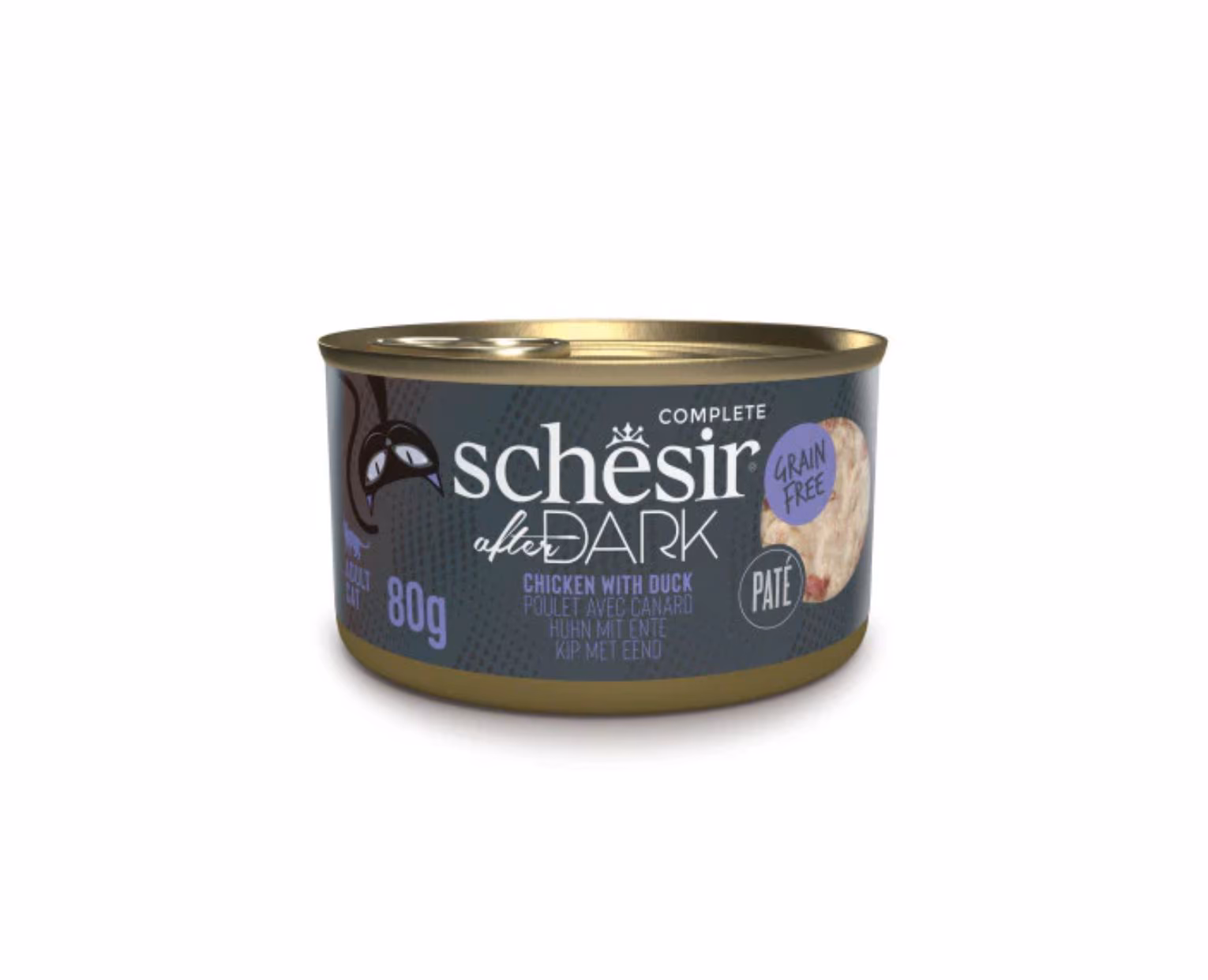 Schesir paté frango com pato After Dark 80 g