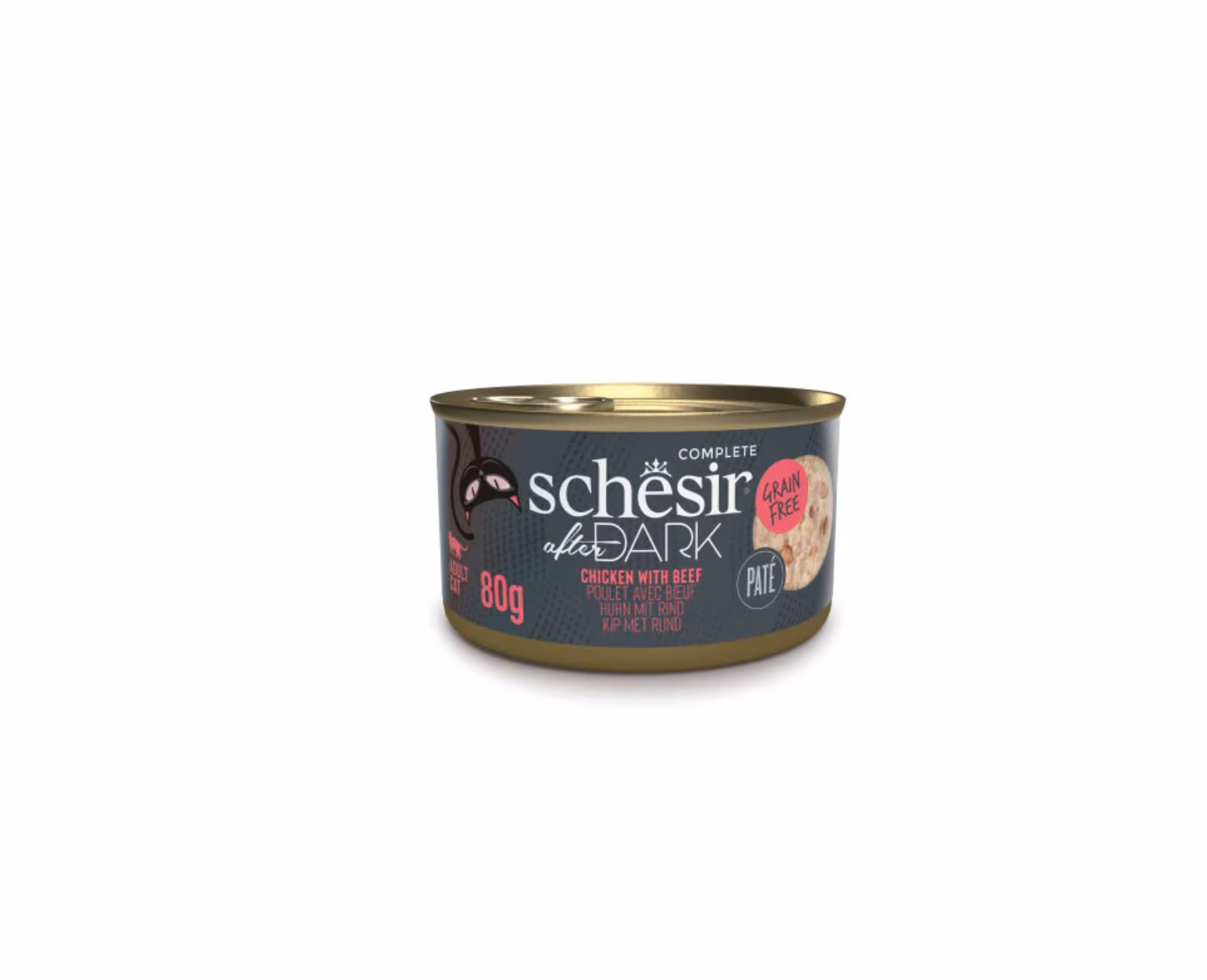 Schesir Paté Frango e Vaca After Dark 80g